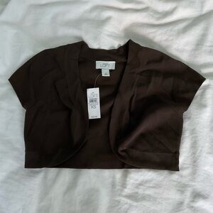LOFT Women's Dark Brown Cardigan